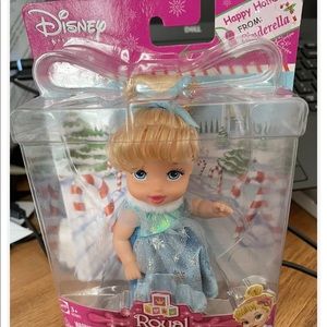 RARE 2007 Disney Royal nursery Cinderella Blue doll Dress & Hair You Can Brush